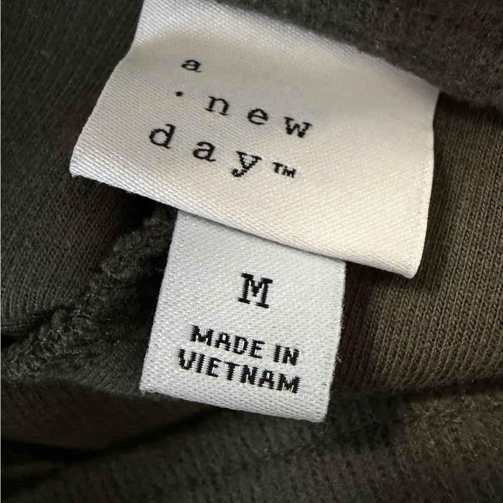 A New Day Dark Green Fleece Pants - Picture 3 of 7